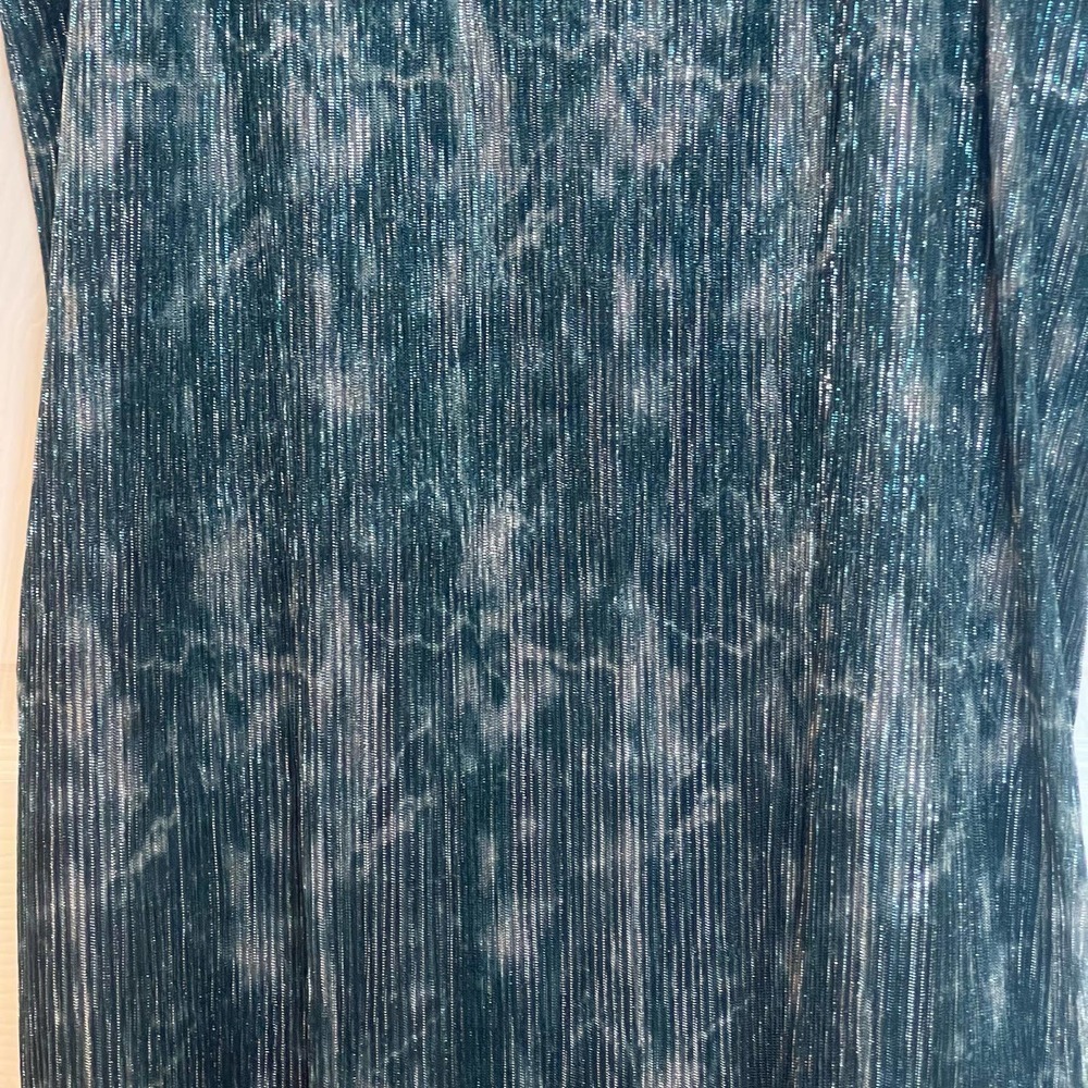 BB Dakota by Steve Madden Plissé Marble Cake Dress Sycamore Green Size XL - Picture 6 of 11